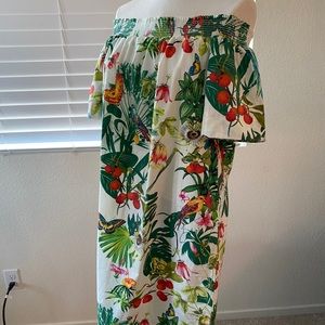 New, never worn, Jcrew off shoulder dress